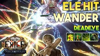 [3.25] Sacred Wisps Ele Hit Wander Build | Deadeye | Settlers of Kalguur | Path of Exile 3.25