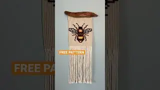 Bee-utiful macrame bee 🐝 