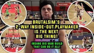 BRUTALSIM'S 2-WAY INSIDE-OUT PLAYMAKER CENTER IS THE NEXT BIG THING! NBA 2K21 NEXT GEN Rec Center