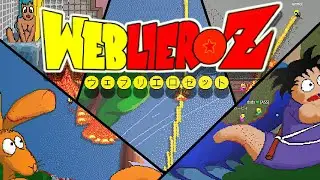 LIERO - WeblieroZ - Deathmatch (3 maps!) webliero.com GAMEPLAY/Let's Play #dbz