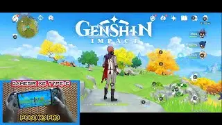 Genshin Impact with Gamepad GAMESIR X2 Type-C (G-Touch) on POCO X3 PRO
