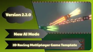Unity 2D Racing Multiplayer Game Template | New AI Mode | Update 2.2.0
