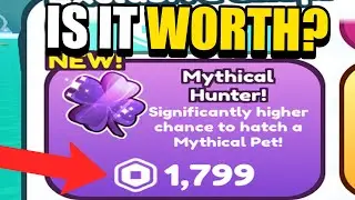 Mythical Hunter IS IT WORTH 1799 ROBUX?!? | Pet Simulator X Roblox