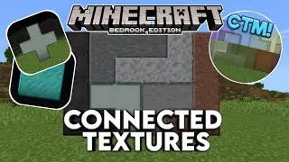 Connected Textures For Minecraft Bedrock! (Optifine CTM For MCPE 1.21+)