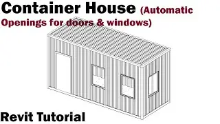 Revit Tutorial - Container House (Wall Command)