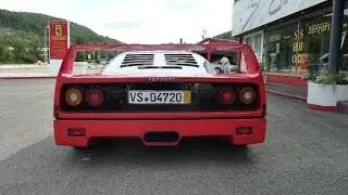 (HD) Crazy Ride in a Ferrari F40