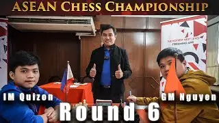 ANG LAKAS NG PAGKA PANALO! IM Quizon vs GM Nguyen V. H.  AQ Prime Chess Ch. 2023 Round 6