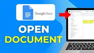 How To Open A Document In Google Docs