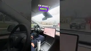 Tesla free full self driving..WTH 😳 #tesla #fullselfdriving #shorts