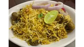 Mushroom dum Biriyani || Mushroom Biriyani || Veg Biriyani