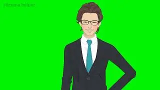 Young Man Speaking Tutor , Character animation- 2D animated, 