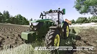 FS25 | Ep. 1 - Plowing | John Deere 6R 145 Pure Engine Sound