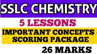 SSLC SCIENCE  CHEMISTRY SCORING PACKAGE  #sslc #sslcscience