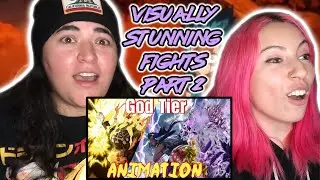 Top 10 Best Anime Fights/Visually Stunning Anime Fights (part - 2) - REACTION!!!