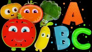 ABC Song with Funky Fruits + More | Baby Sensory Animation and Fun Dance Party