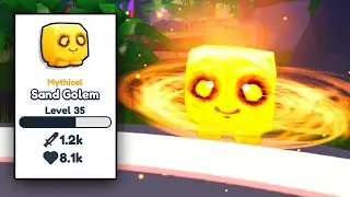 I Got *Golden* Mythical Sand Golem in Pet Legacy Roblox!!!