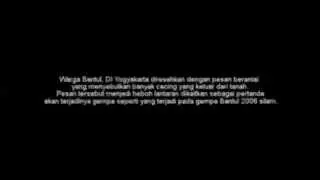 ( PERTANDA GEMPA BESAR LAGI???) CACING TANAH BERMUNCULAN KELUAR DI BANTUL JOGJA