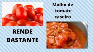 Agora só quero fazer macarrão com esse molho caseiro.