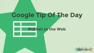 Publish to the Web sheets and docs