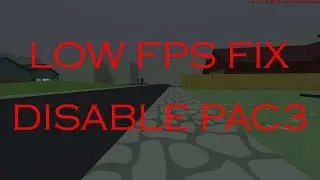 [Pony] Pac3 Tutorial #67 - Low FPS Fix/Disable pac3 [HD]