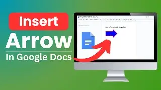 How To Add or Put An Arrow In Google Docs