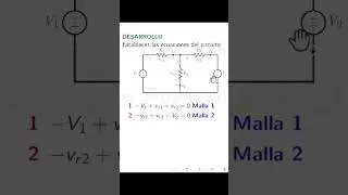PARTE 3: Solución de circuito eléctrico. Video completo en mi canal de Youtube.