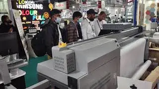 large format printing machine in India Media expo Greater Noida