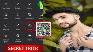 Snapseed QR Code EdiTing Trick😱 | Only 3 Step PhoTo Editing Tutorial 2024 | Photo EditingRaja EdiToR