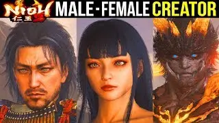 NIOH 2 - Character Creation - All Male and Female Customization - PS4 PRO