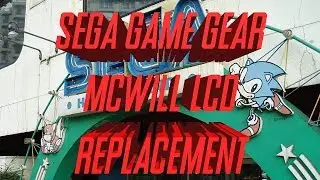Sega Game Gear LCD McWill Screen Install and Capacitor Replacement (recap)