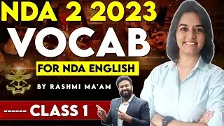 Class - 1 | Free Vocabulary Batch For NDA 2 2023 | NDA English Complete Course | Learn With Sumit