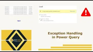 Exception Handling in Power Query | Power BI
