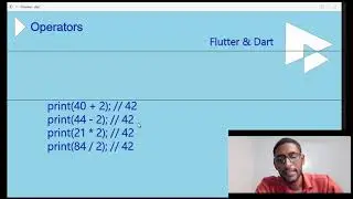 Lesson 2| Flutter Framework short training series [Arabic] | Basics of dart
