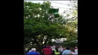 On Cam: How crowd saves girl falling from 25 feet height