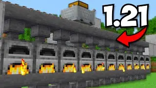 Minecraft's EASIEST Super Smelter | 1.21 Tutorial