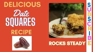 🍰 How to Make my Date Square Flapjack Slices | Rocks Steady‼️
