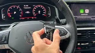 Instalação paddle shift (Golf MK8) Original no polo tsi. Ficou muito diferente!
