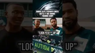 Watch Darius Slay & Devonta Smith Battle At practice And Trash Talk: Philadelphia Eagles #shorts