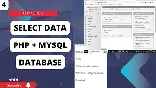 How to Select Data from Database in PHP & Display in Table Format | PHP MySQLI Tutorial in Hindi #4