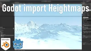 Import Heightmaps to Godot [TerreSculptor, Godot, Blender] | English