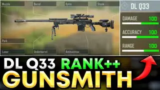 DL Q33 Best GUNSMITH in COD Mobile SEASON 3 | DL Q33 Best Attachments for RANK Match!