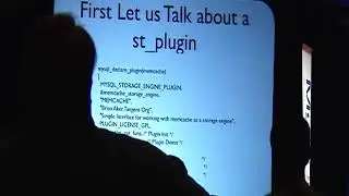 Writing Your Own Storage Engine (Brian Aker, MySQL)