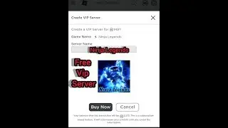 Roblox ⚡ Ninja Legends Free Vip Server Link!