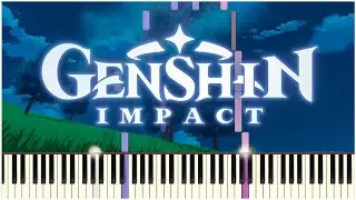Tender Strength (Genshin Impact) - Synthesia / Piano Tutorial