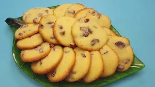Easy to make, tender butter and raisin cookies