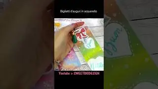 biglietti d'auguri in acquerello