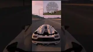 Koenigsegg run over 400Km/h 💀 #apexracing #konigsegg #agera