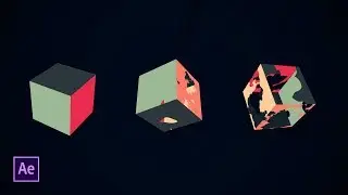 ANIMATE (AND DISSOLVE) A SWEET 3D CUBE IN ADOBE AFTER EFFECTS 2023
