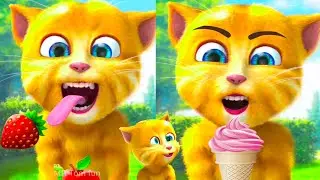 talking ginger funny videos 🙀| talking tom | talking ginger |