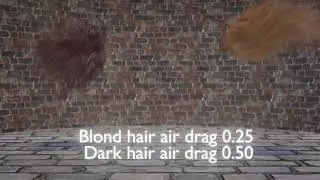 Watch my hairy balls swing: air drag 0 50 v air drag 0 25